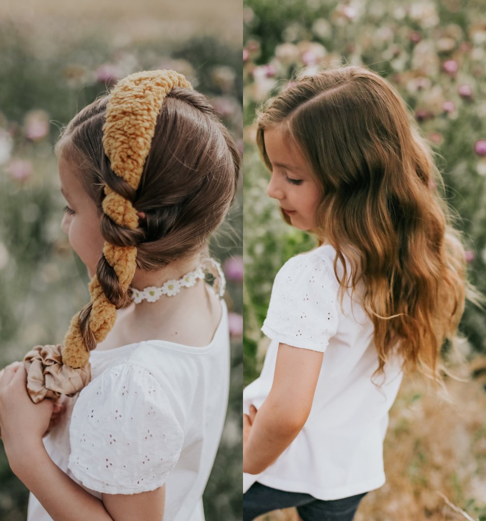Real customer before and after using the CurlBand