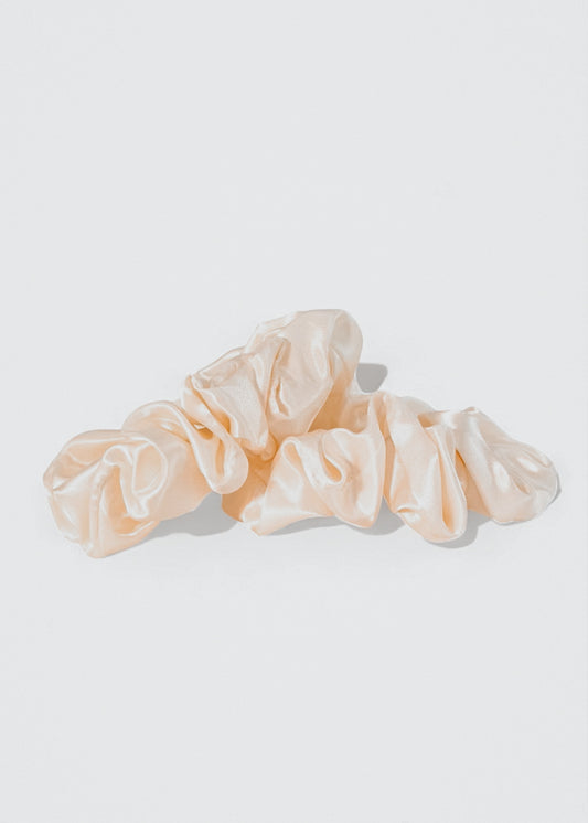 Cream - Silk Scrunchie Set