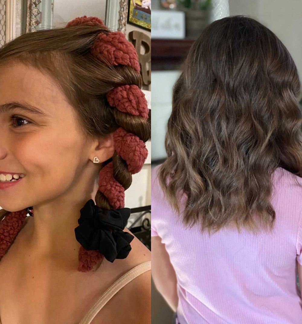 Real customer before and after using the CurlBand