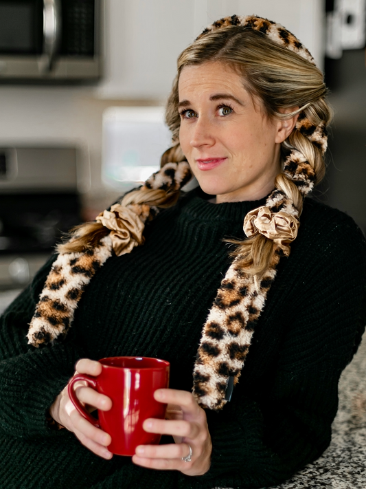 Cozy Curlband - Leopard